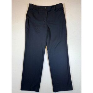 LOFT The Parker Straight Leg Black Dress Pants Women's Size 6P